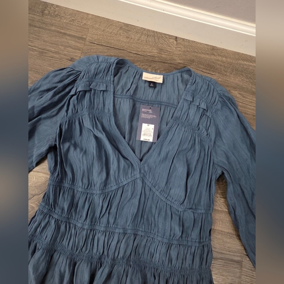 Smocked Ruffle Mini A-Line Dress by Universal Thread size M NWT - Picture 4 of 5